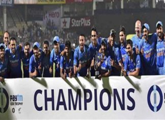 india newzeland series winning team