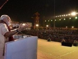 नमो ने कहा मानवता का दुश्मन है आतंकवाद इसे करना होगा जड़ से खत्म pm narendra modi in lucknow raamleela ground