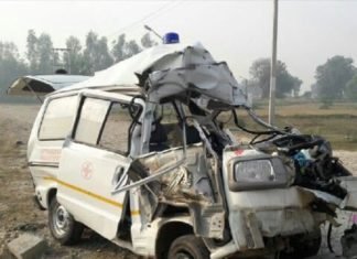 axcident in mohanlalganj