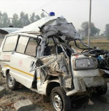 axcident in mohanlalganj