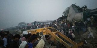 train axcident in kanpur