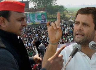 rahul gandhi with akhilesh