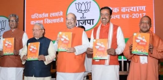 बीजेपी की सरकार में बंद होंगे अवैध और यांत्रिक कत्लखाने, बनेगा राममंदिर: अमित शाह bjp manifesto