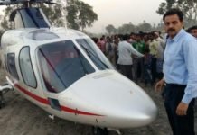 बाल-बाल बचे आजम खान, खेत में उतारा गया हेलीकॉप्टर Azam khan
