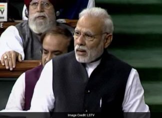 मोदी ने लोकसभा में राहुल पर किया कटाक्ष कहा, आखिर भूकंप आ ही गया narendra modi