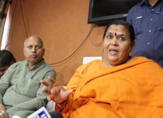 बोली उमा भारती, राम मंदिर के लिए जेल और फांसी के लिए भी तैयार उमा भारती पहुंची लखनऊ