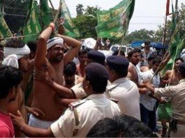 BJP–RJD कार्यकर्ताओं में हिंसक झड़प, पत्थरबाजी BJP-RJD