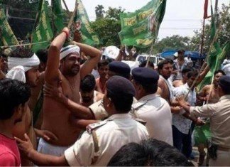 BJP–RJD कार्यकर्ताओं में हिंसक झड़प, पत्थरबाजी BJP-RJD