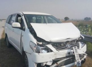 सड़क हादसे में बाल-बाल बचे मोहन भागवत मोहन भागवत