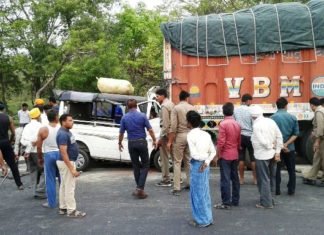 लखीमपुर में सड़क हादसा