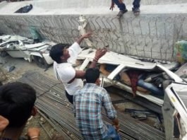 वाराणसी फ्लाईओवर हादसा