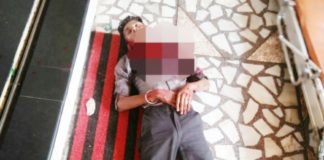 मंदिर में काट ली गर्दन