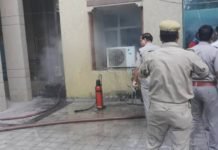एलडीए में फिर लगी आग, लाखों का नुकसान, लापरवाही भी आयी सामने एलडीए में लगी आग