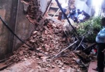 राजधानी के तीन इलाकों में मकान ढहने से दो मासूमों समेत चार की मौत, कई घायल पुराने लखनऊ में मकान गिरा