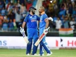 पाकिस्तान को नौ विकेट से रौंदकर फाइनल में पहुंचा भारत, रोहित-धवन ने जमाया शतक सुपर चार