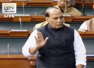 राजनाथ सिंह ने महात्मा गांधी को बताया पथ प्रदर्शक, गोडसे को देशभक्त मानने वालों की निंदा की राजनाथ सिंह