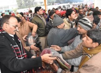 ठंड से गरीबों को बचाने के लिए कटिबद्ध है योगी सरकार: ब्रजेश पाठक ब्रजेश पाठक