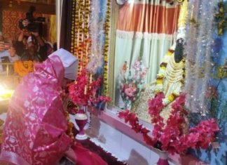 रविदास मंदिर में प्रियंका