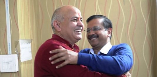 केजरीवाल का शपथ ग्रहण