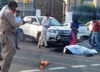 लोकभवन के बाहर खुद को आग लगाने वाली महिला की अस्पताल में मौत, बेटी का चल रहा इलाज लोकभवन आत्मदाह