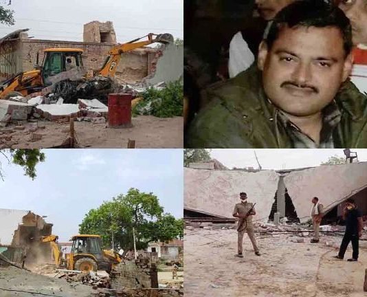 जमीदोज हुए मकान से मिला असलहों का जखीरा, “IG कानपुर ने कहा, विकास दुबे के साथ आतंकियों जैसा ही होगा सलूक” असलहों का जखीरा
