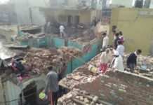 मेरठ के मकान में विस्फोट, कांग्रेस नगर अध्यक्ष समेत दो की मौत, कई घायल मकान में विस्फोट
