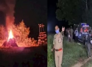 क्‍यों जलाया आधी रात शव