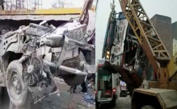 कौशांबी में दर्दनाक सड़क हादसा, स्कॉर्पियों पर पलटा बालू लदा ट्रक, दूल्हे की बहन समेत आठ की मौत कौशांबी में सड़क हादसा