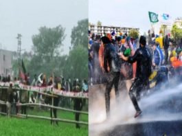 करनाल में CM खट्टर के कार्यक्रम का विरोध कर रहे किसानों पर लाठीचार्ज, पानी की बौछार, दागे गए आंसू गैस के गोले किसानों पर लाठीचार्ज