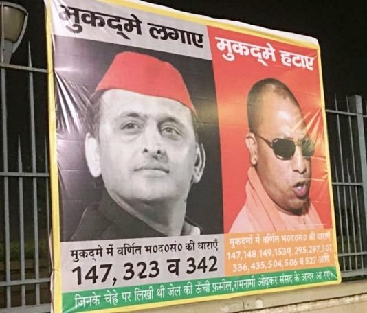 अखिलेश पर मुकदमा