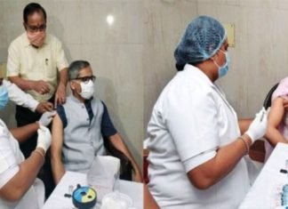 वैक्‍सीन की पहली डोज