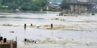 यमुना नदी का जल स्तर