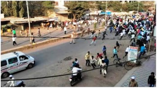 महाराष्ट्र की हिंसा साजिश