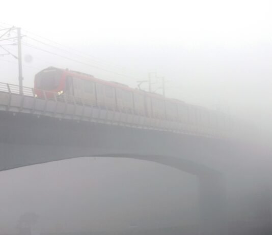 लखनऊ में कोहरा