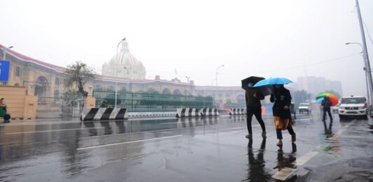 लखनऊ में बारिश