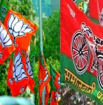 भिड़े सपा भाजपा समर्थक