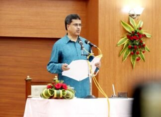 बिप्लब देव के बाद माणिक साहा बने त्रिपुरा के मुख्यमंत्री, ली पद व गोपनियता की शपथ माणिक साहा