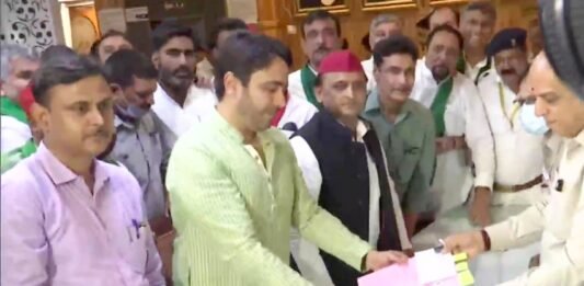 जयंत चौधरी का नामांकन