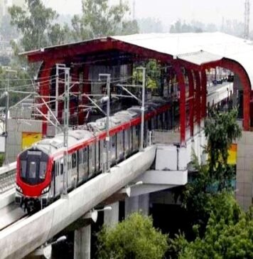लेखराज मेट्रो स्टेशन की रेलिंग से युवक ने लगाई छलांग, हालात गंभीर लखनऊ मेट्रो