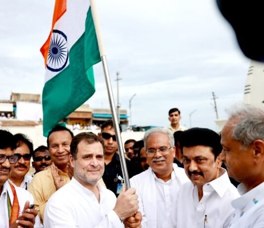 3,570 किलोमीटर लंबी ‘भारत जोड़ो यात्रा’ का आगाज कर बोले राहुल गांधी, भाजपा सरकार में खतरे में है हर संस्था भारत जोड़ो यात्रा