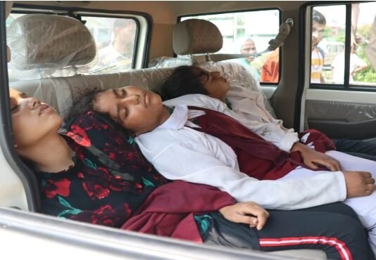 जहरीली गैस के रिसाव