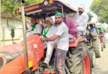 ट्रैक्टर यात्रा निकाल राकेश टिकैत ने कहा, फैसला वापस लेकर सरकार करे किसान हित में काम ट्रैक्टर यात्रा