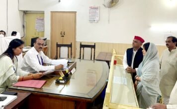 डिंपल यादव का नामांकन