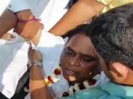 स्वास्थ्य मंत्री पर हमला