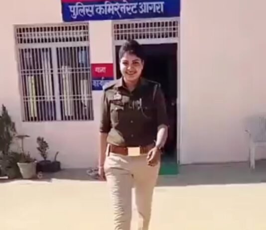 वर्दी में रील वायरल होते ही महिला सिपाही लाइन हाजिर वर्दी में रील वायरल