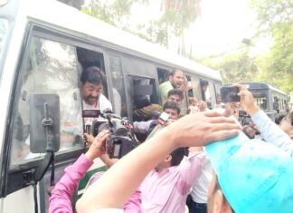 कांग्रेस का प्रदर्शन