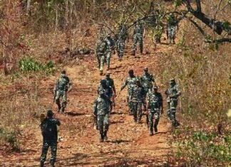 बीजापुर में पुलिस की नक्सलियों से मुठभेड़, महिला ढेर, हथियार बरामद नक्सली मुठभेड़