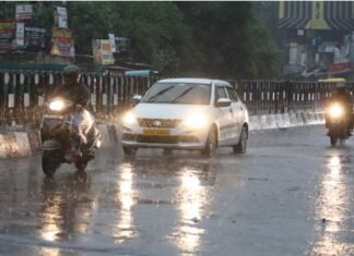 लखनऊ में बारिश
