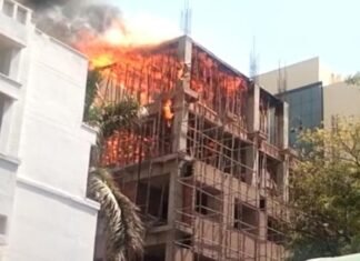 केजीएमयू की निर्माणाधीन बिल्डिंग