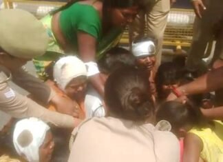 घायल परिवार